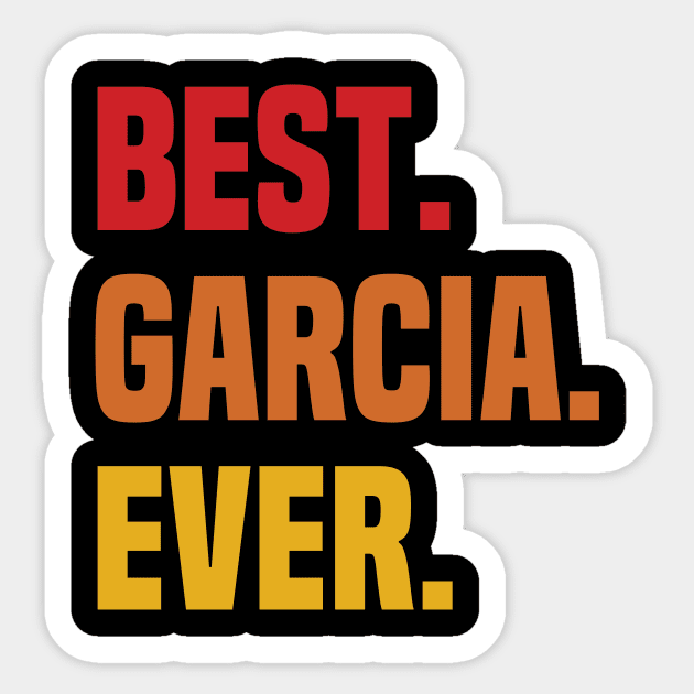 BEST GARCIA EVER ,GARCIA NAME Sticker by GEMEARNARNSYAK